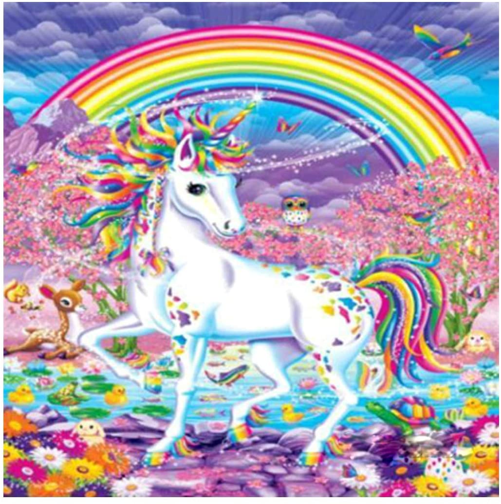 Rainbow Unicorn Horse 5D Diamond Painting 